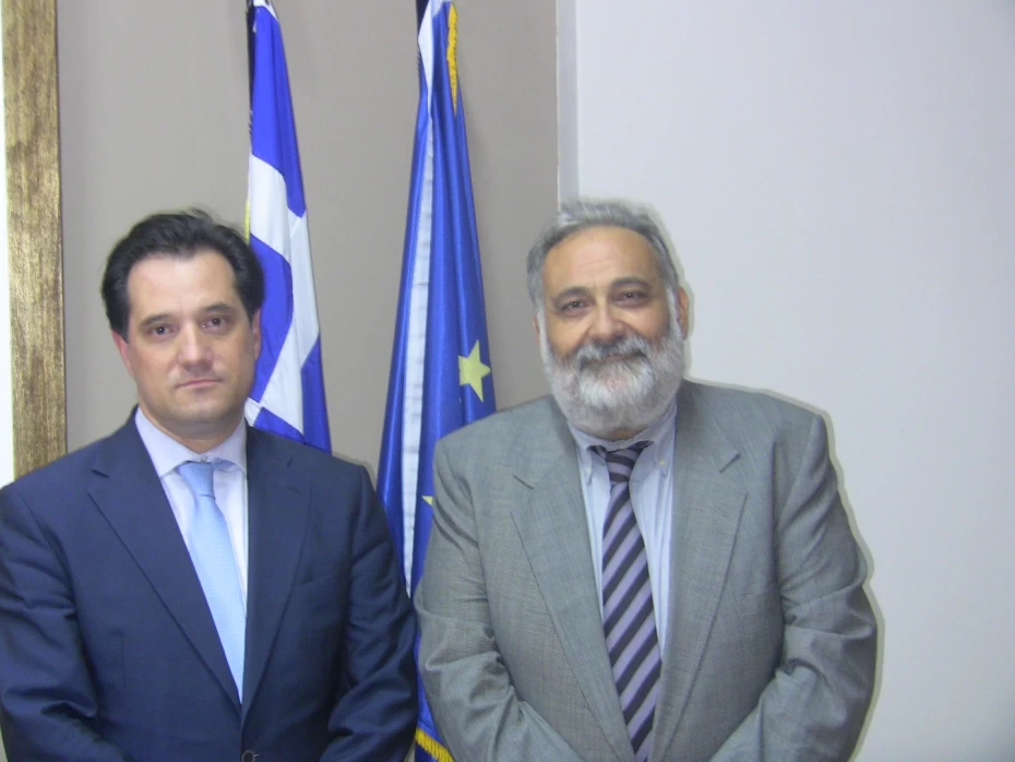 Συνάντηση του Υπουργού Υγείας, κ. Άδωνι Γεωργιάδη, με τον  Διευθυντή του Γραφείου Ελλάδος του Διεθνούς Οργανισμού Μετανάστευσης.