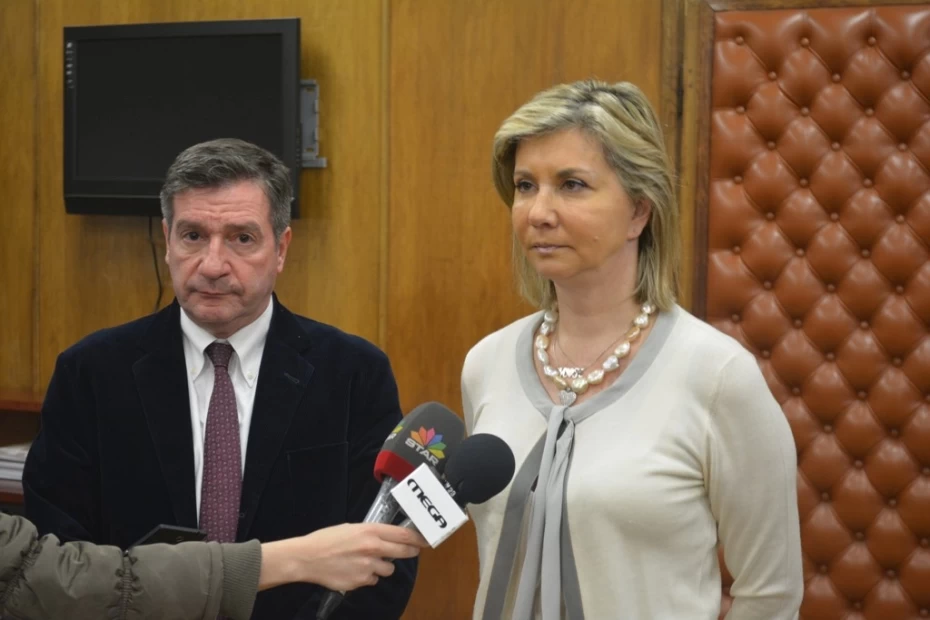 Συνάντηση της Υφυπουργού Υγείας, κ. Ζέττας Μακρή, με το δήμαρχο Αθηναίων, κ. Γιώργο Καμίνη.