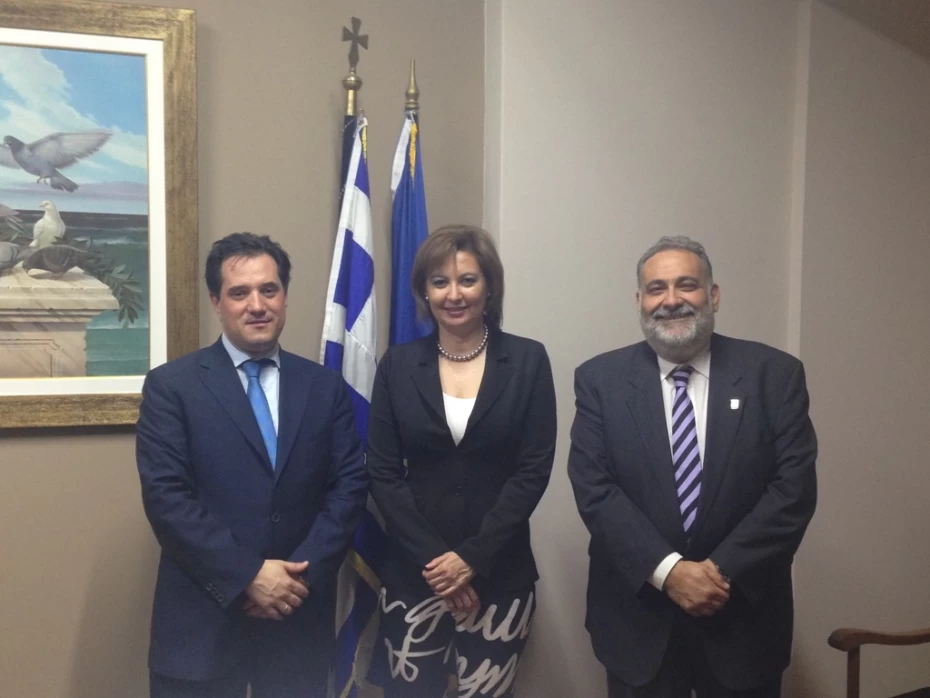 Συνάντηση του Υπουργού Υγείας, κ. Άδωνι Γεωργιάδη, με την Αναπληρώτρια Γενική Διευθύντρια του Διεθνούς Οργανισμού Μετανάστευσης, κ. Λάουρα Τόμσον