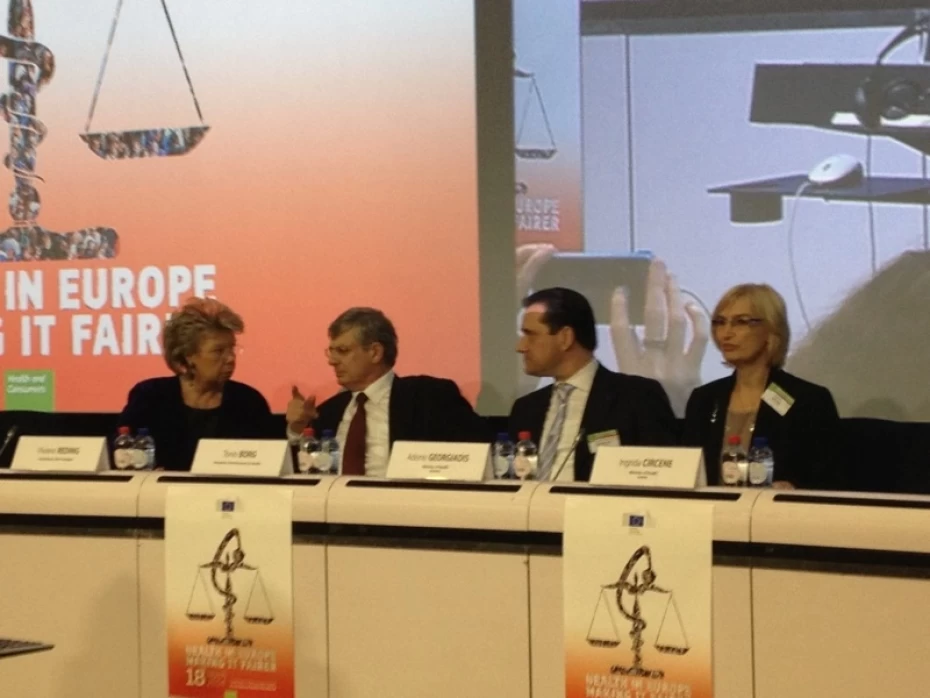 Ομιλία του Υπουργού Υγείας, κ. 'Αδωνι Γεωργιάδη, στη Διάσκεψη της Ε.Ε.