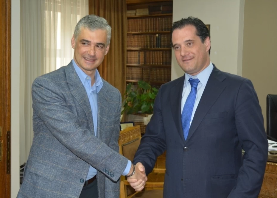 Συνάντηση του Υπουργού Υγείας, κ. Άδωνι Γεωργιάδη, με τον υποψήφιο δήμαρχο Αθηναίων, κ. Άρη Σπηλιωτόπουλο.