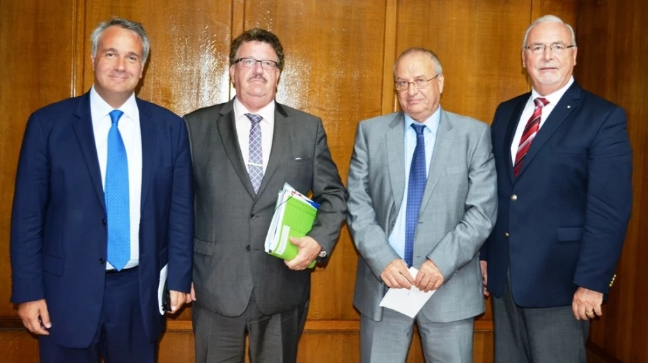 Συνάντηση του Υπουργού Υγείας, Μάκη Βορίδη, με τον Γερμανό Υφυπουργό Εργασίας, Χ.Γ. Φούχτελ.