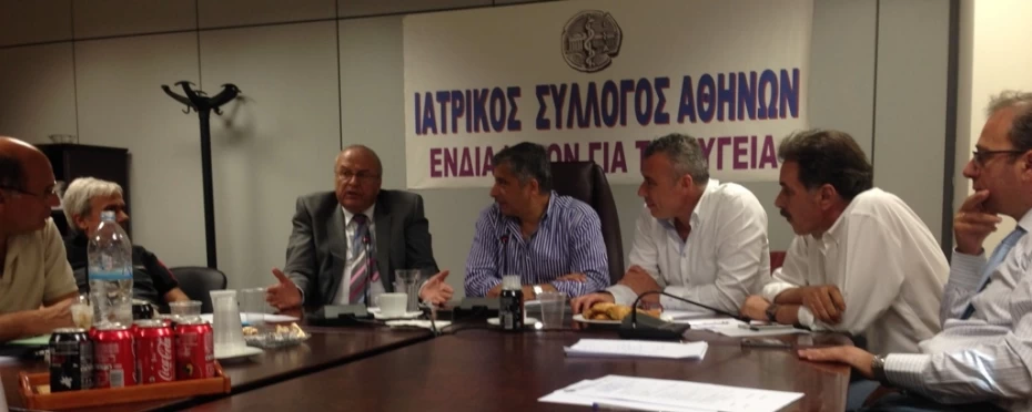 Συνάντηση του Υπουργού Αναπληρωτή Υγείας, Λεωνίδα Γρηγοράκου, με τον Ι.Σ.Α.