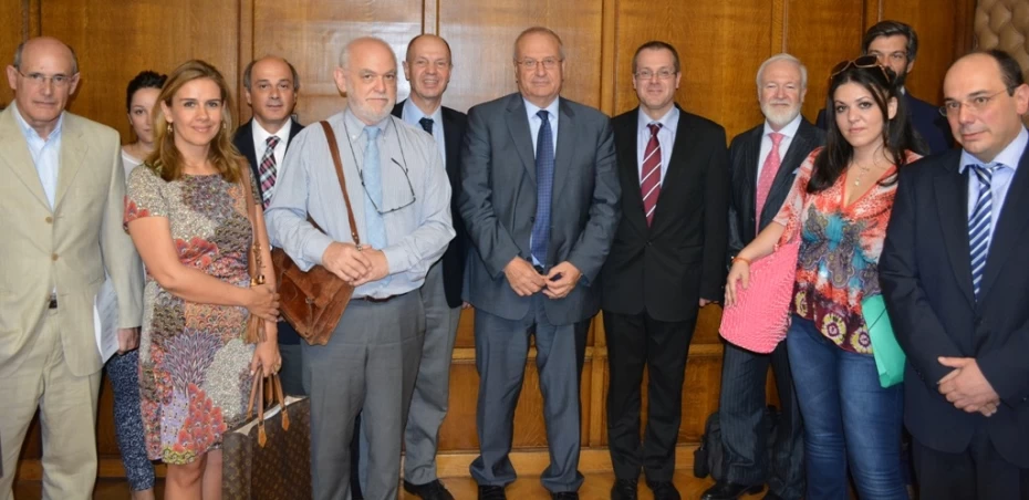 Συνάντηση του Υπουργού Αναπληρωτή Υγείας, Λ. Γρηγοράκου, με εκπροσώπους του Παγκοσμίου Οργανισμού Υγείας.