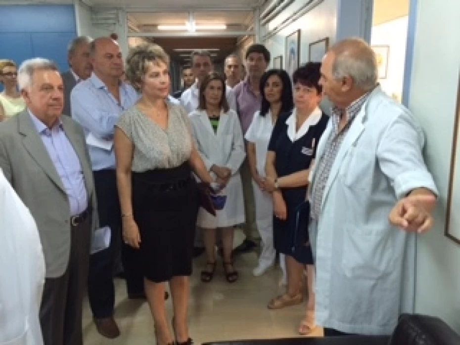 Επίσκεψη της Υφυπουργού Υγείας, Κατερίνας Παπακώστα, στην Καρδίτσα.