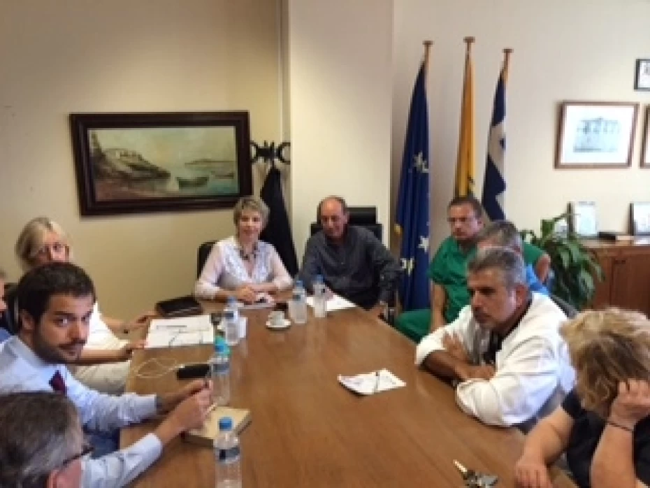 Επίσκεψη της Υφυπουργού Υγείας, Κατερίνα Παπακώστα, στη Ρόδο.