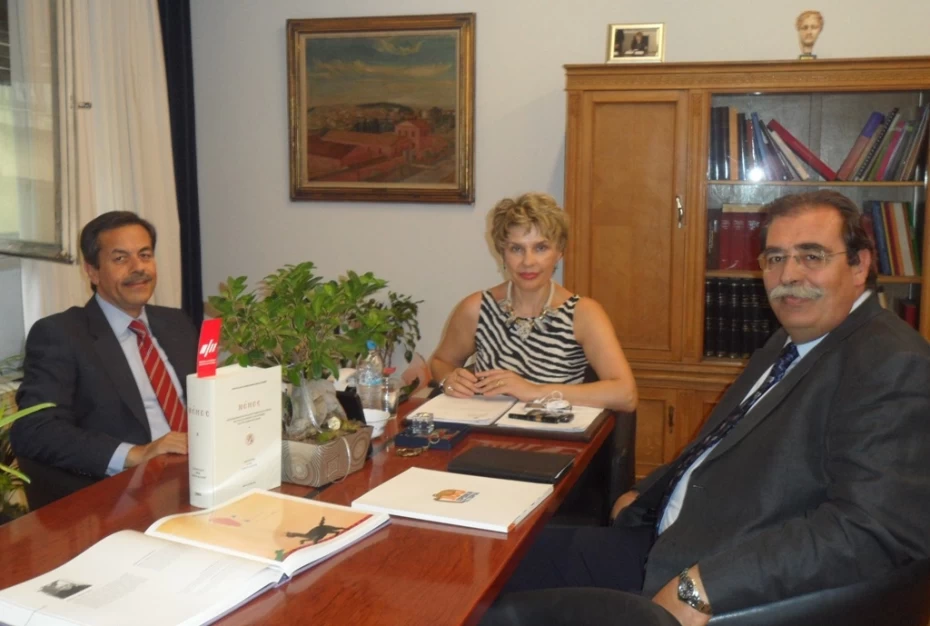 Συνάντηση της Υφυπουργού Υγείας, Κατερίνας Παπακώστα, με τον Πρόεδρο του Σώματος Ελλήνων Προσκόπων.