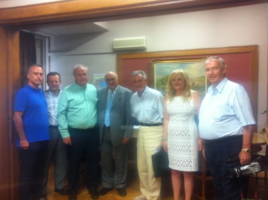 Συνάντηση του Αναπληρωτή Υπουργού Υγείας, Λεωνίδα Γρηγοράκου, με τον Αντιπρόεδρο της Ένωσης Εφοπλιστών Κρουαζιερόπλοιων και Φορέων Ναυτιλίας.