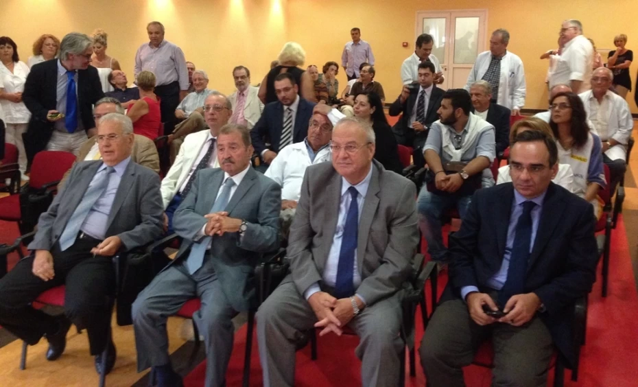 Ο Αναπληρωτής Υπουργός Υγείας, Λεωνίδας Γρηγοράκος, εγκαινίασε την Γναθοχειρουργική κλινική του Κρατικού Νοσοκομείου Νίκαιας.