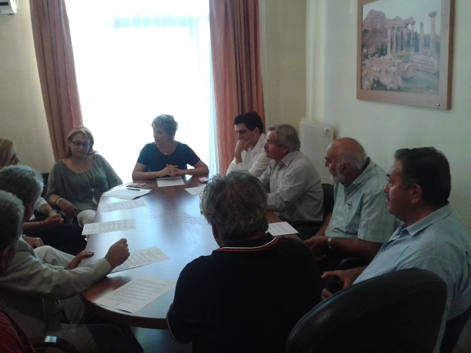 Επίσκεψη της Υφυπουργού Υγείας, Κατερίνας Παπακώστα, στην Κόρινθο.