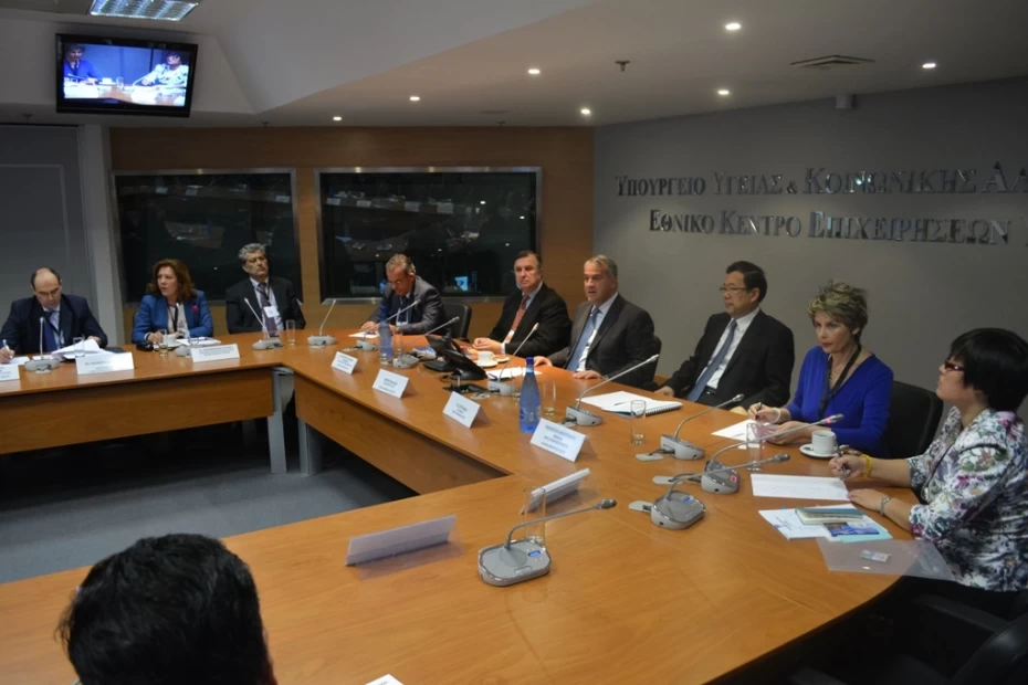 Συνάντηση του Υπουργού Υγείας, Μάκη Βορίδη, με τον Αναπληρωτή Υπουργό Υγείας της Λαϊκής Δημοκρατίας της Κίνας.