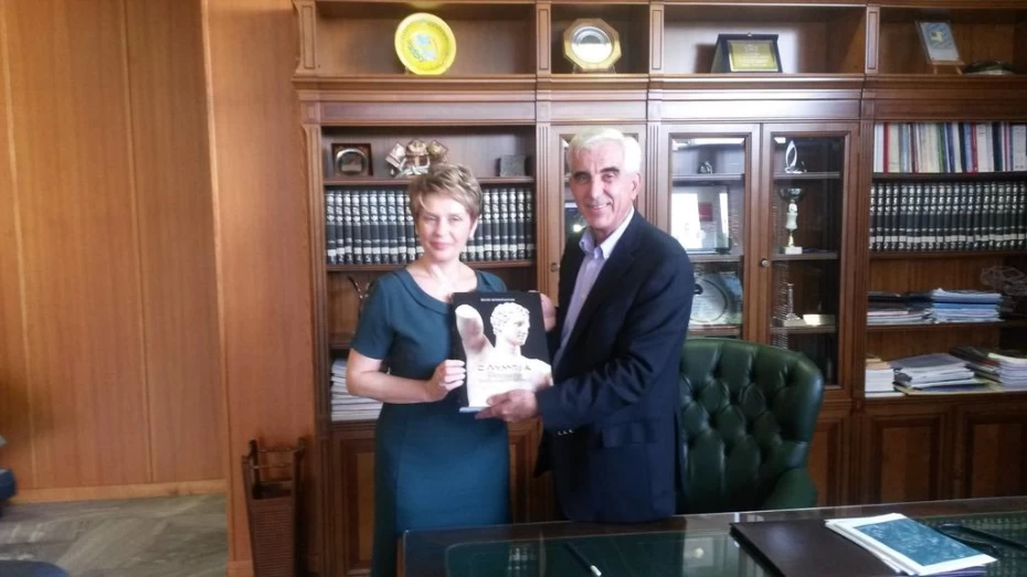 Συνάντηση της Υφ. Υγείας, Κατερίνας Παπακώστα, με τον Δήμαρχο Αρχαίας Ολυμπίας.