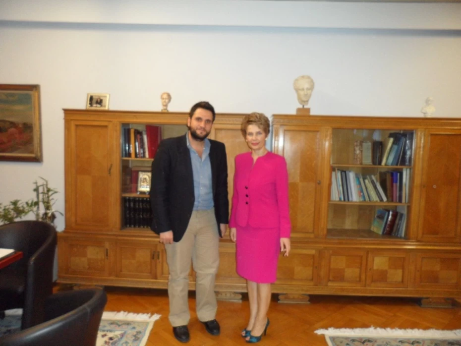 Συνάντηση της Υφυπουργού Υγείας, Κατερίνας Παπακώστα, με τον Τομεάρχη Υγείας της ΟΝΝΕΔ. 