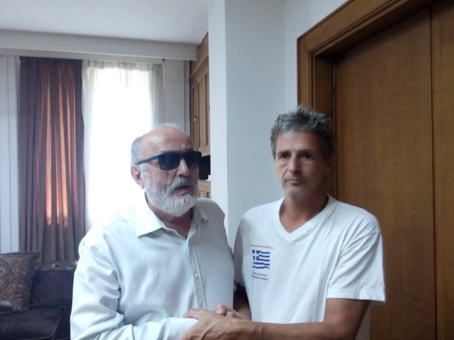 Συνάντηση του Υπουργού Υγείας κ. Παναγιώτη Κουρουμπλή με τον ιδρυτή της οργάνωσης  ''Βοήθεια για την Ελλάδα'' κ. Έρβιν Σρουμπφ   28-07-2015                       