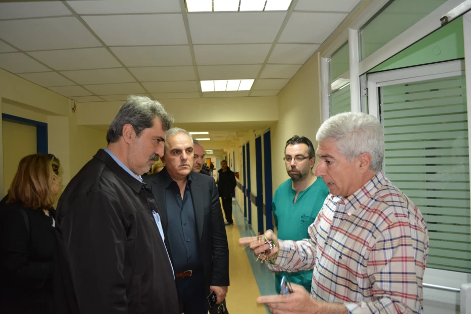 Επίσκεψη του αναπληρωτή υπουργού Υγείας στο Γ. Γεννηματάς