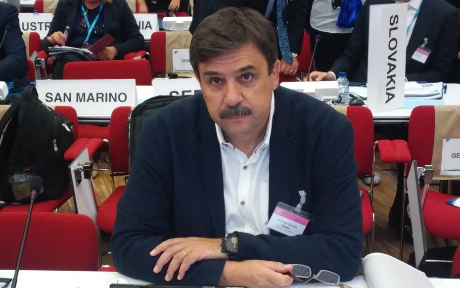 Η παρέμβαση του υπουργού Υγείας,  Ανδρέα Ξανθού στο Συμβούλιο Υπουργών Υγείας στο Λουξεμβούργο 