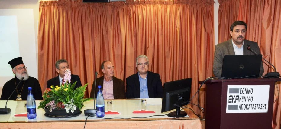 Ο Υπουργός  Υγείας, Ανδρέας Ξανθός στο Εθνικό Κέντρο Αποκατάστασης 