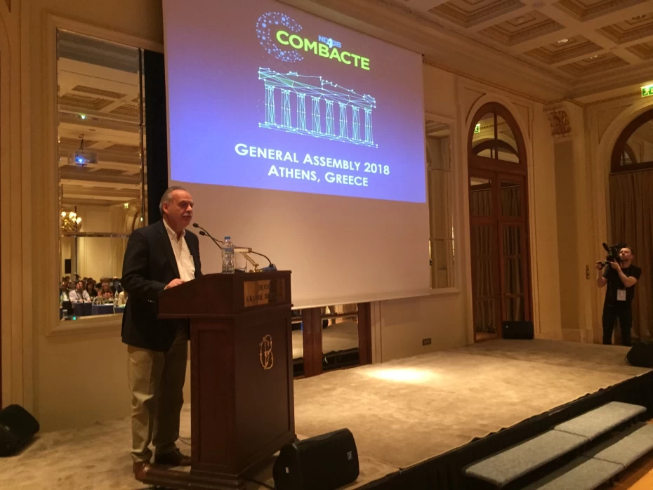 Ο ΓΓΔΥ, Ιωάννης Μπασκόζος στις εργασίες του συνεδρίου COMBACTE για τις κλινικές μελέτες 