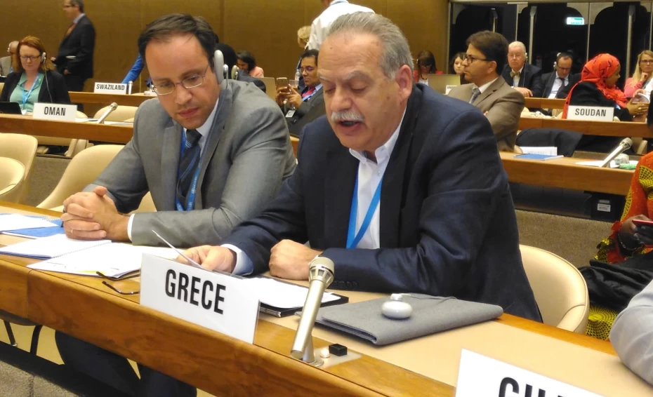 Παρέμβαση του Γενικού Γραμματέα Δημόσιας Υγείας, Γιάννη Μπασκόζου στη Γενική Συνέλευση του Π.Ο.Υ 