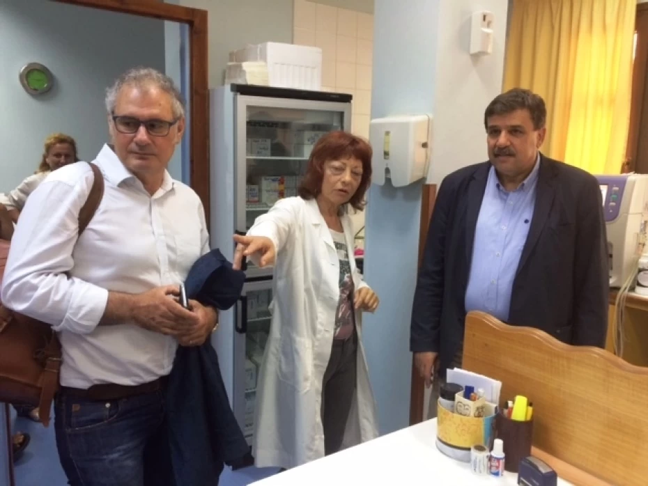 Περιοδεία του υπουργού Υγείας, Ανδρέα Ξανθού στη Σάμο 