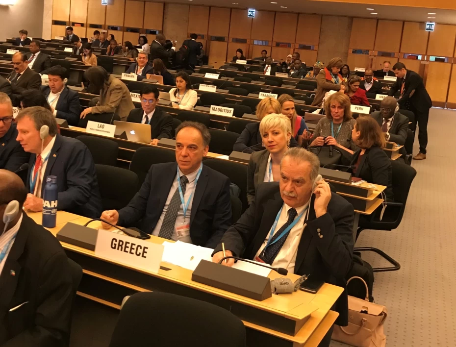 Η ομιλία του ΓΓΔΥ, Ιωάννη Μπασκόζου στην ολομέλεια της 72ης Γενικής Συνέλευσης του Π.Ο.Υ, στη Γενεύη με θέμα, Καθολική κάλυψη υγείας: να μη μείνει κανείς πίσω