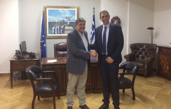 Ο υπουργός Υγείας Ανδρέας Ξανθός συναντήθηκε με τον ομόλογο του της Κύπρου Κωνσταντίνο Ιωάννου