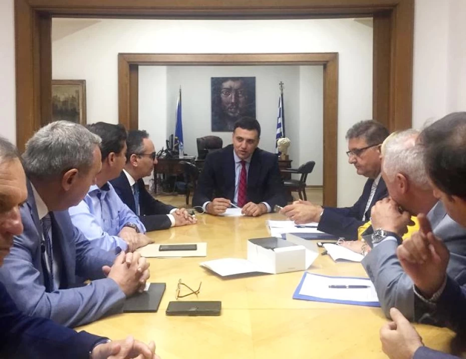 Συνάντηση Υπ. Υγείας Βασίλη Κικίλια και Υφυπ. Υγείας Βασίλη Κοντοζαμάνη με το Προεδρείο του Πανελλήνιου Ιατρικού Συλλόγου