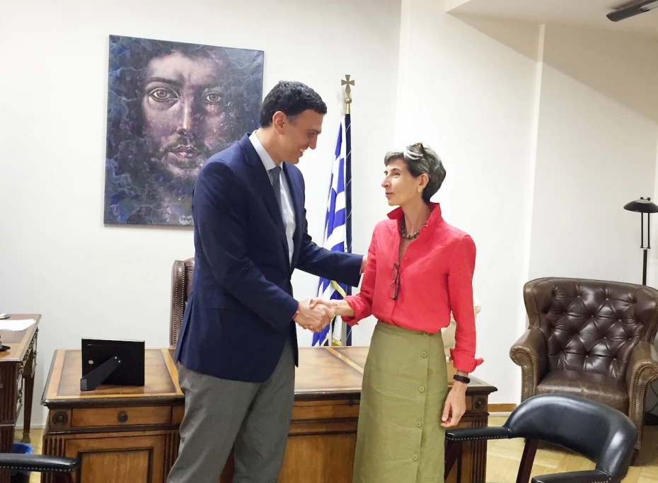 Συνάντηση Υπουργού Υγείας με την Πρέσβη του Ηνωμένου Βασιλείου