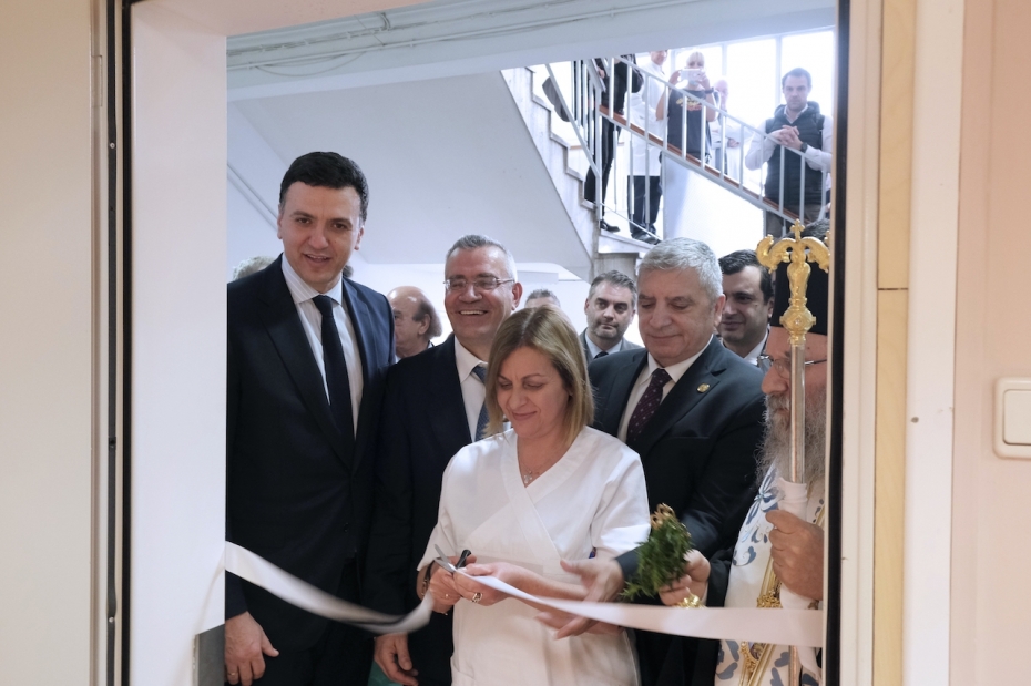 Εγκαίνια του δεύτερου στεφανιογράφου του Αιμοδυναμικού Εργαστηρίου της Α’ Πανεπιστημιακής Καρδιολογικής Κλινικής στο Γ.Ν.Α. «Ιπποκράτειο»
