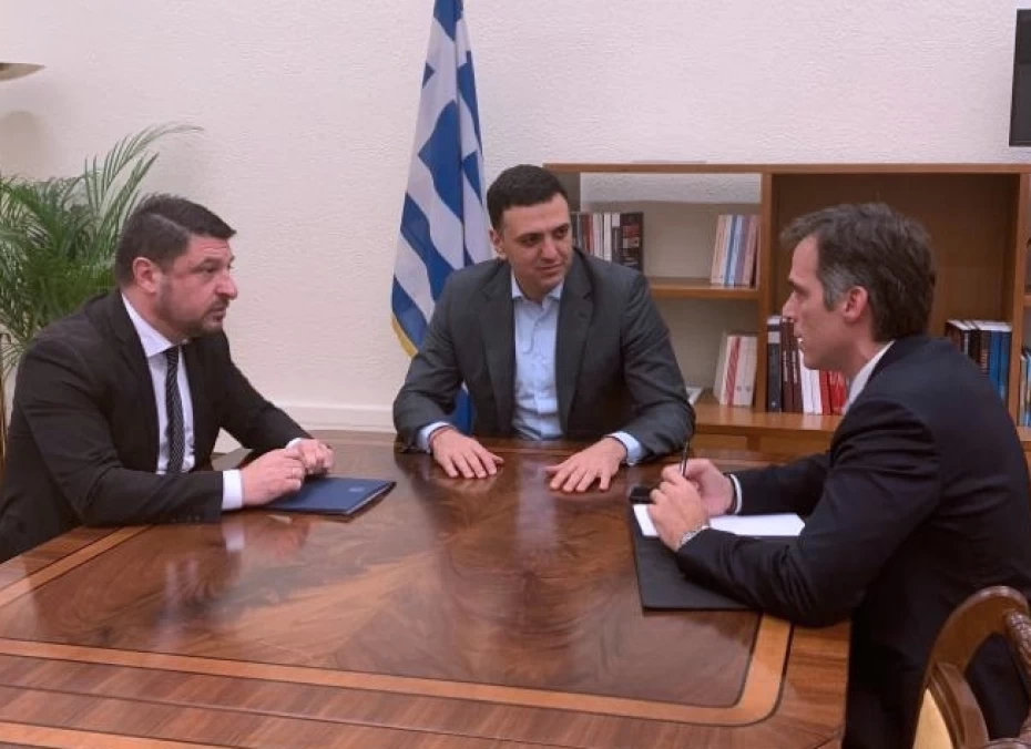 Συνάντηση Υπουργού Υγείας Βασίλη Κικίλια με τον Γ.Γ. Πολιτικής Προστασίας Νίκο Χαρδαλιά