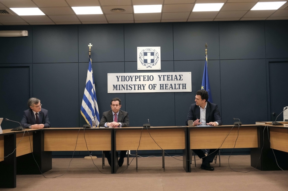 Σύσκεψη Υπουργού Υγείας Βασίλη Κικίλια και Υπουργού Μετανάστευσης & Ασύλου Νότη Μηταράκη
