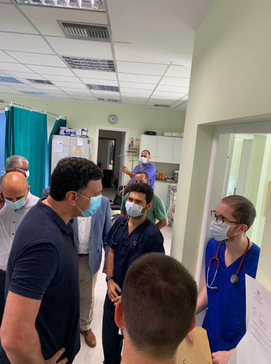 Δήλωση Υπουργού Υγείας Βασίλη Κικίλια μετά την επίσκεψή του στο Νοσοκομείο Λέρου