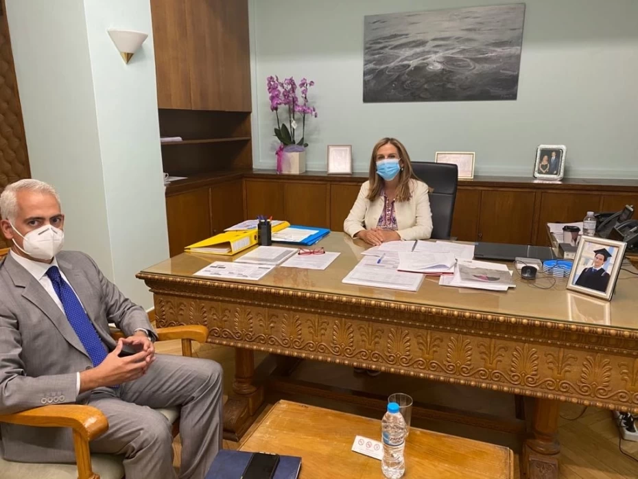 Συνάντηση Υφυπουργού Υγείας Ζωής Ράπτη με τον Πρόεδρο του ΚΕΘΕΑ Χρήστο Λιάπη