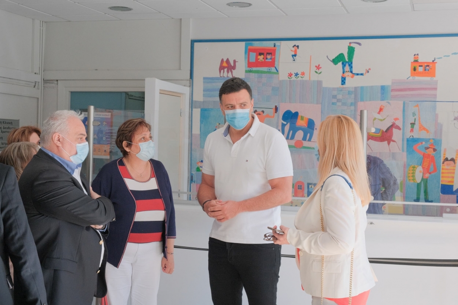 Επίσκεψη Υπουργού Υγείας Βασίλη Κικίλια στο Γενικό Νοσοκομείο Παίδων Πεντέλης