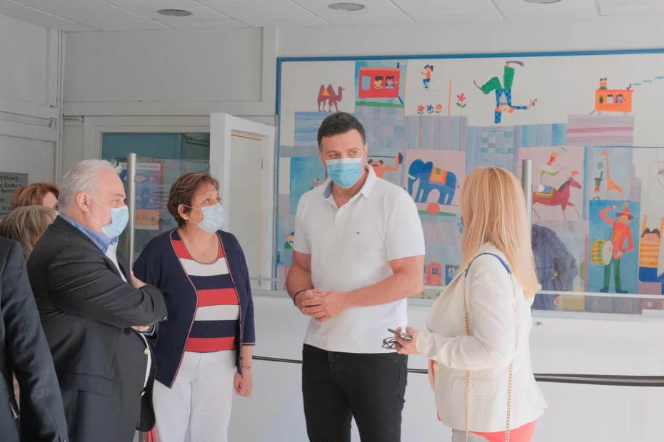 Επίσκεψη Υπουργού Υγείας Βασίλη Κικίλια στο Γενικό Νοσοκομείο Παίδων Πεντέλης