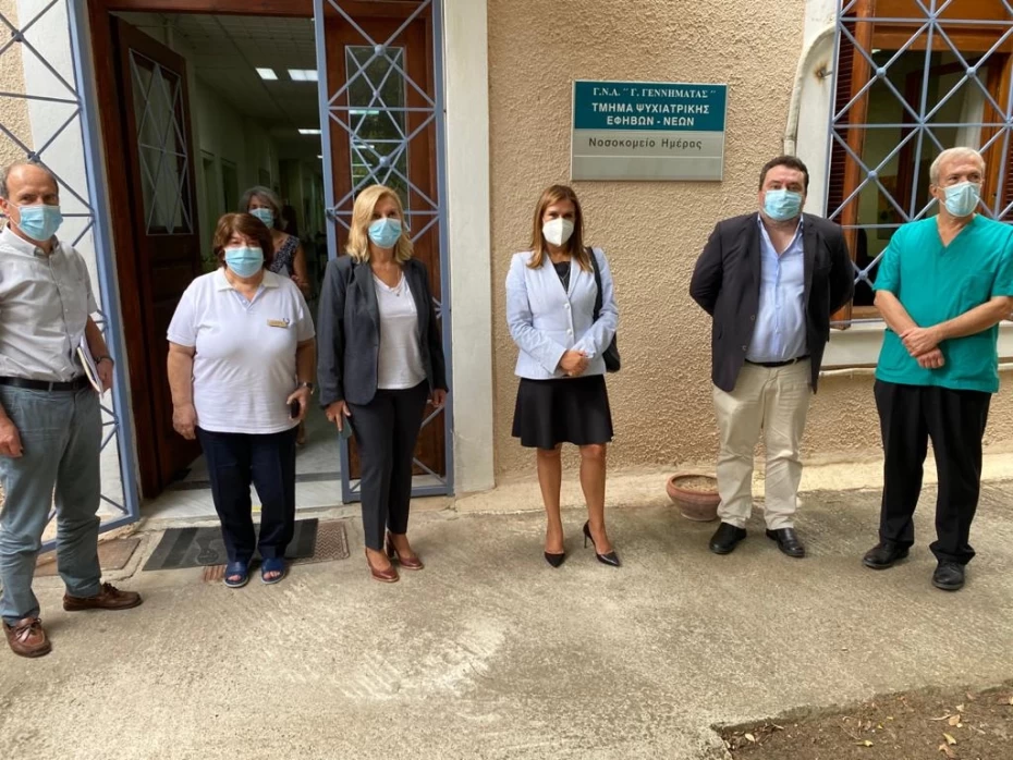 Επίσκεψη Υφυπουργού Υγείας Ζωής Ράπτη στο ΓΝΑ 