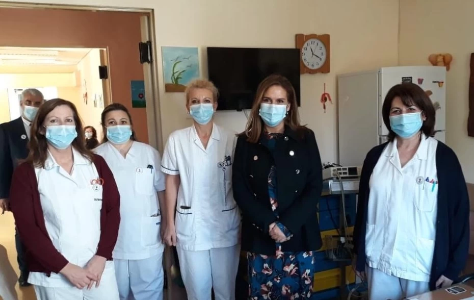 Επίσκεψη Υφυπουργού Υγείας Ζωής Ράπτη στο ΓΝ Νέας Ιωνίας Κωνσταντοπούλειο - Πατησίων Αγία Όλγα