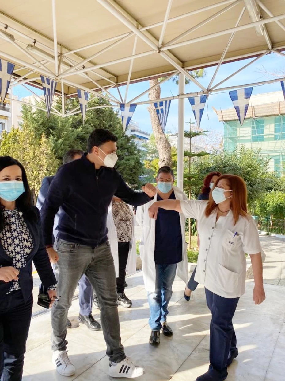 Επίσκεψη Υπουργού Υγείας Βασίλη Κικίλια στο ΓΝΠ 