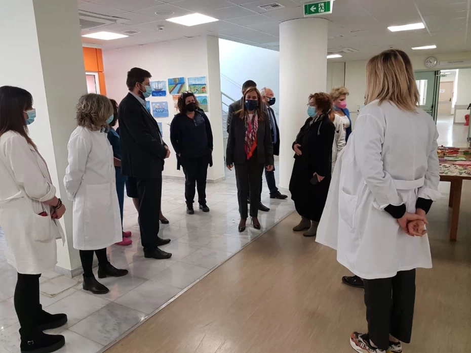 Τα Νοσοκομεία Άργους και Ναυπλίου επισκέφθηκε η Υφυπουργός Υγείας Ζωή Ράπτη