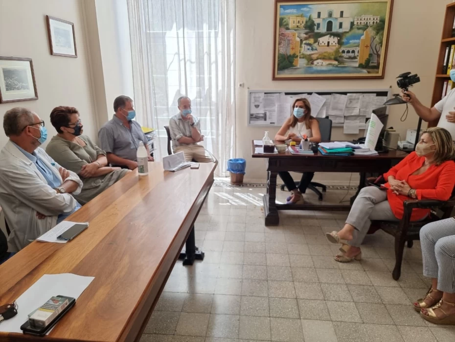 Επίσκεψη Υφυπουργού Υγείας Ζ. Ράπτη στο Κρατικό Θεραπευτήριο - Γενικό Νοσοκομείο Κέντρο Υγείας Λέρου