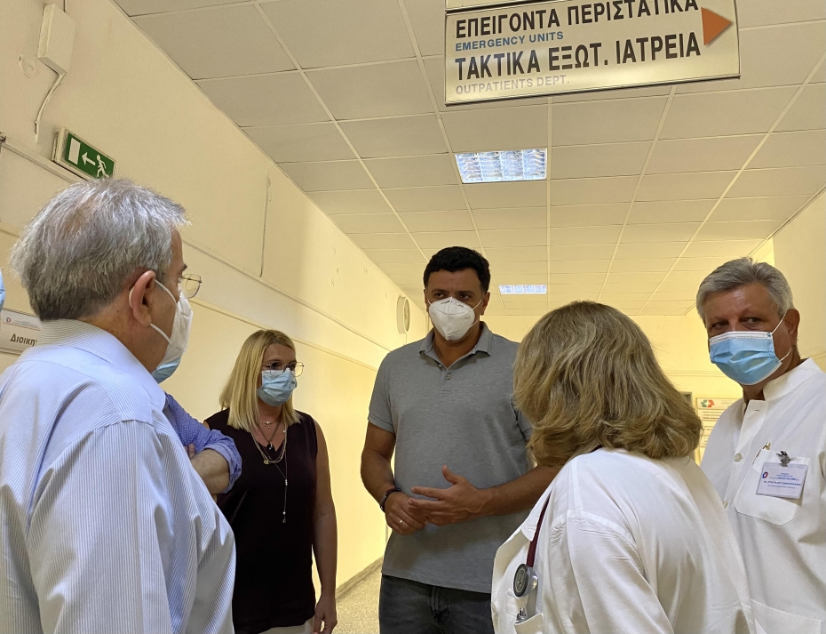 Επίσκεψη Υπουργού Υγείας Βασίλη Κικίλια στο Σισμανόγλειο