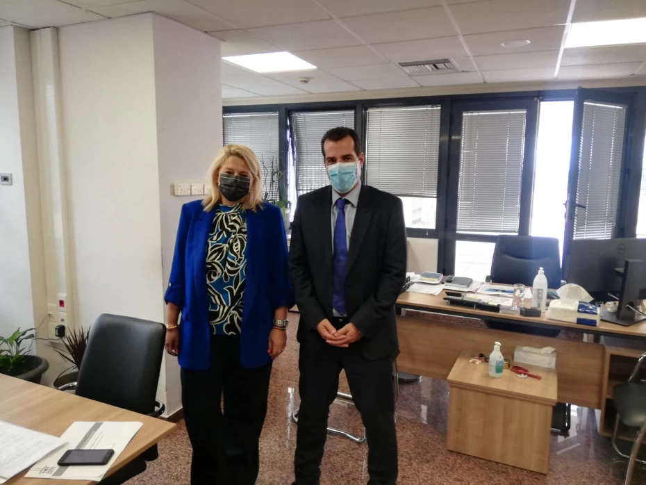 Επισκέψεις του Υπουργού Υγείας Θάνου Πλεύρη στον ΕΟΠΥΥ και στον ΕΟΔΥ