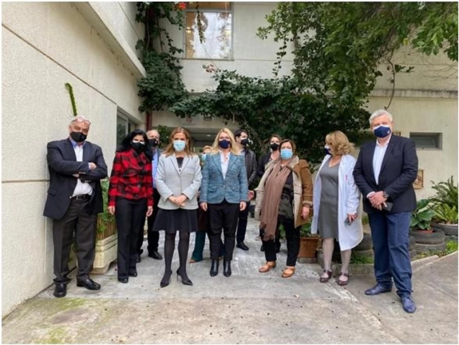 Επίσκεψη Υφυπουργού Υγείας Ζωής Ράπτη στο Γενικό Νοσοκομείο Αττικής Σισμανόγλειο- Αμαλία Φλέμινγκ,12-01-2021