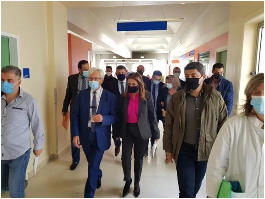 Επίσκεψη Υφυπουργού Υγείας Ζωής Ράπτη στο Ηράκλειο Κρήτης,2-11-2020