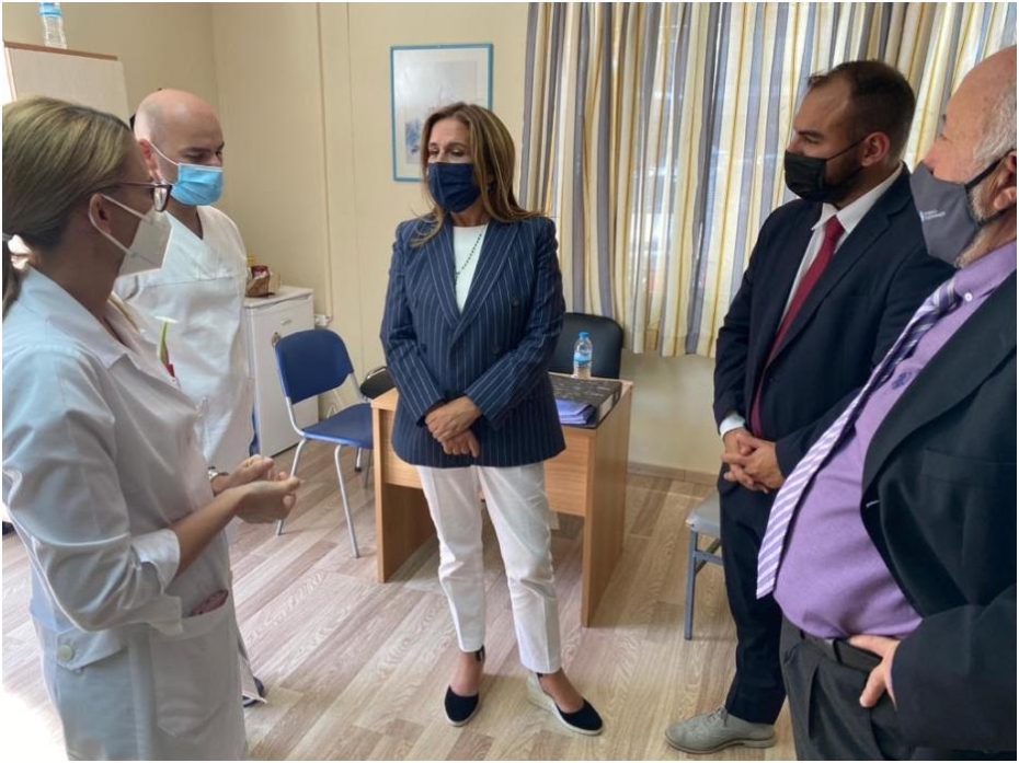 Επίσκεψη Υφυπουργού Υγείας Ζωής Ράπτη στο Παναρκαδικό Γ.Ν. Τρίπολης,20-09-2021