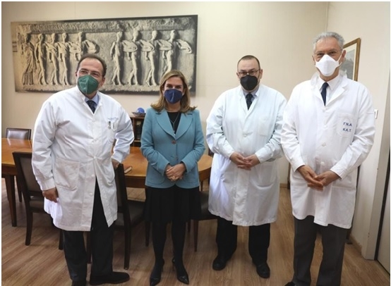 Επίσκεψη Υφυπουργού Υγείας Ζωής Ράπτη στο ΚΑΤ,24/03/2022