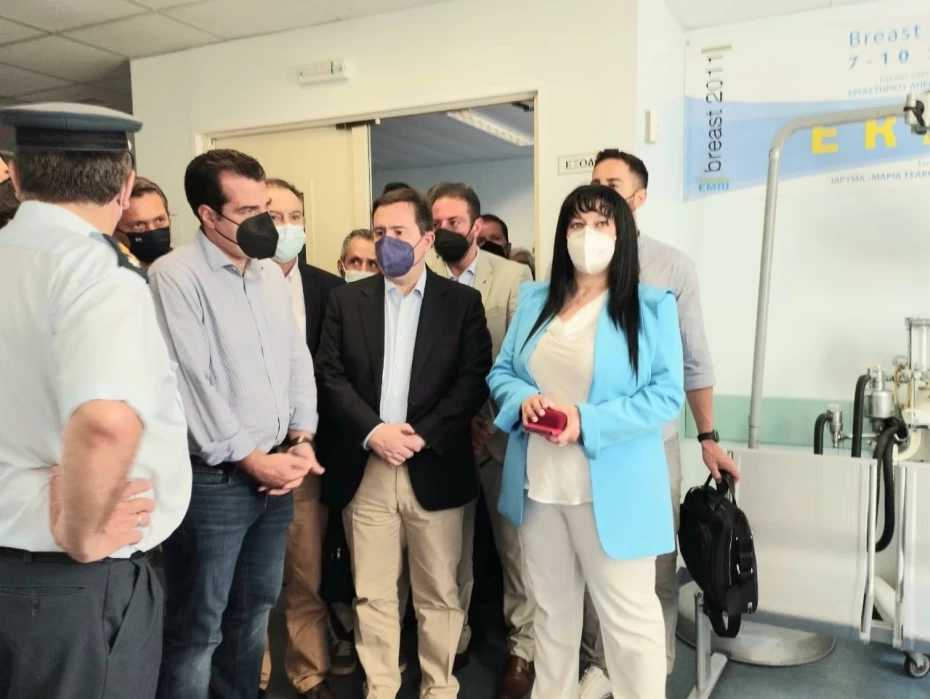 Επίσκεψη Υπουργού Υγείας Θάνου Πλεύρη στη Χίο