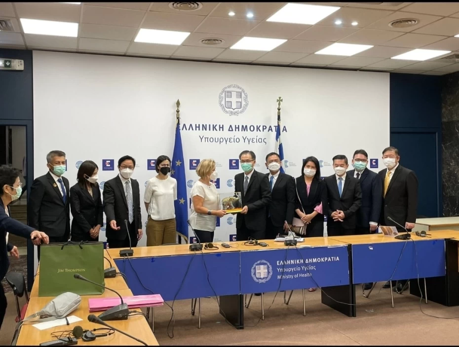 Συνάντηση Αναπληρώτριας Υπουργού Υγείας Μίνας Γκάγκα και της  Γενικής Γραμματέας Δημόσιας Υγείας, Ειρήνης Αγαπηδάκη με αντιπροσωπεία της Ταϊλάνδης