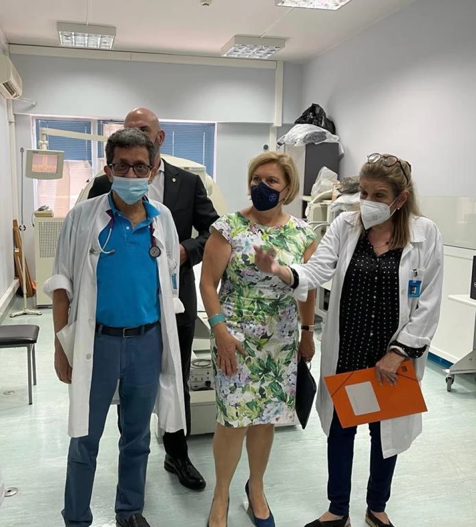 Επίσκεψη της Αναπληρώτριας Υπουργού Υγείας, Μίνας Γκάγκα,  στο Νοσοκομείο «Παμμακάριστος»