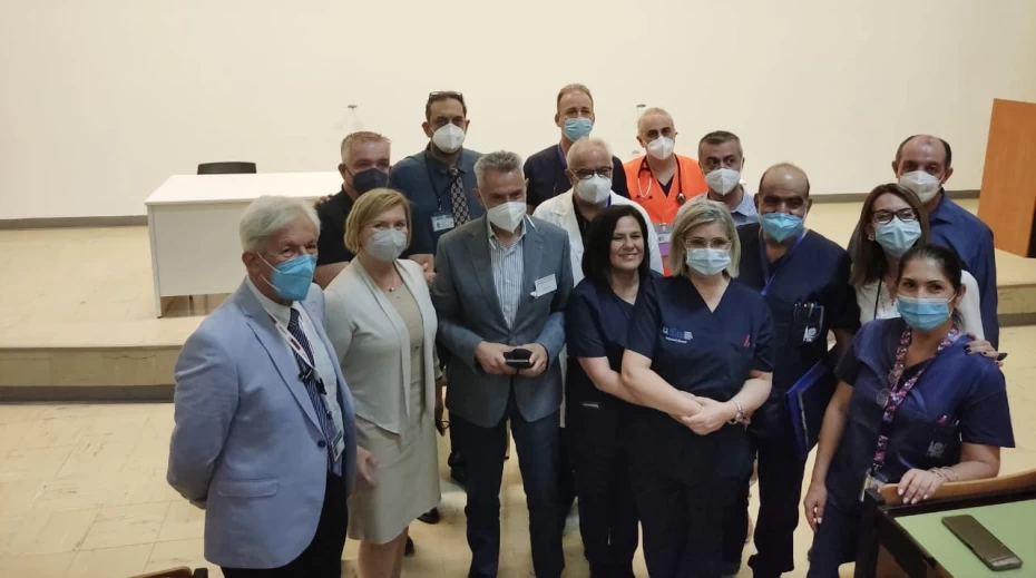 Επίσκεψη της Αναπληρώτριας Υπουργού Υγείας στο ΠΑΓΝΗ στο του Επιχειρησιακού Σχεδίου για Ασφαλή Νοσοκομεία